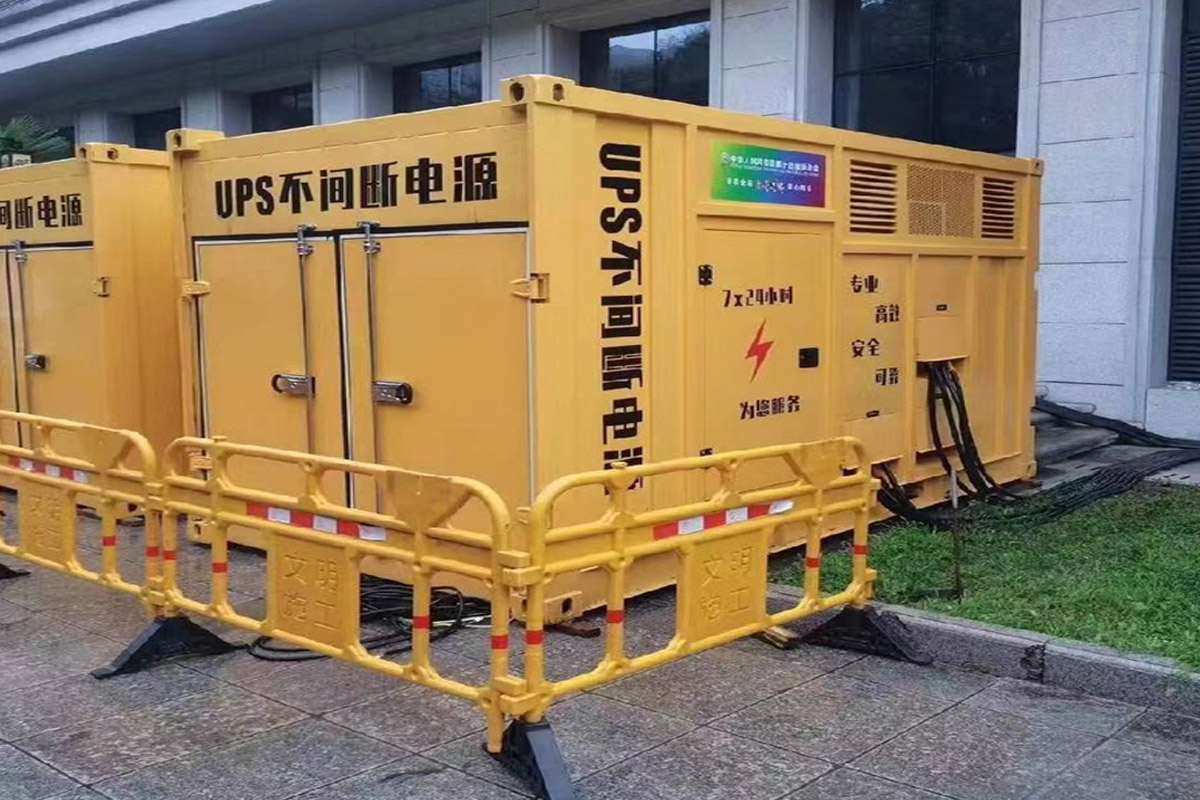 珙县发电机租赁施工现场